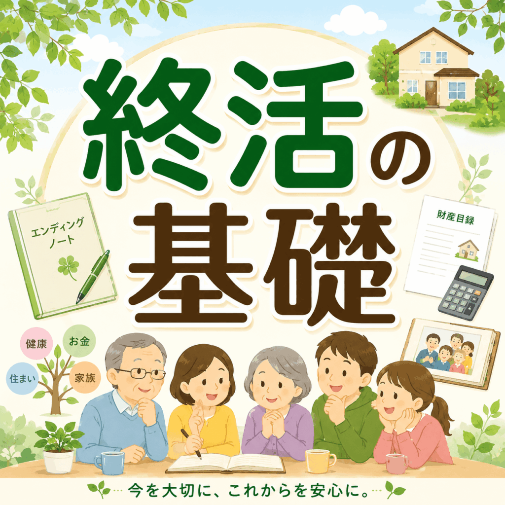 終活の基礎イラスト