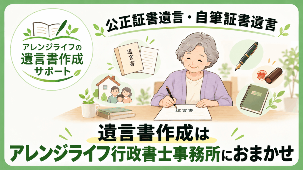 遺言作成サポートトップ画像