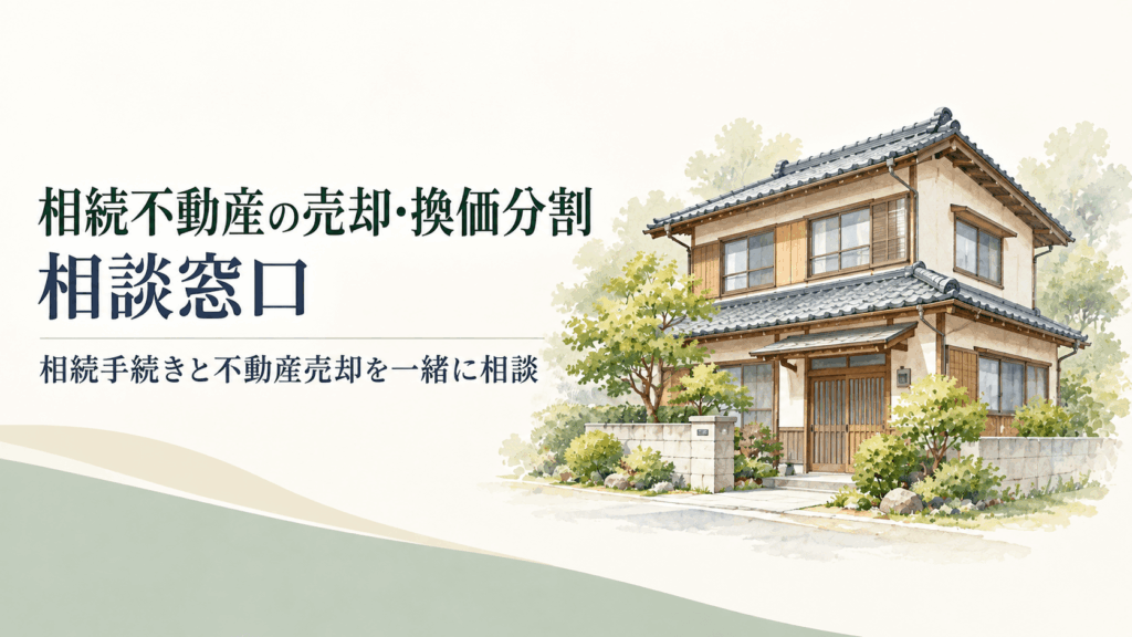 相続不動産の売却・換価分割TOP画像